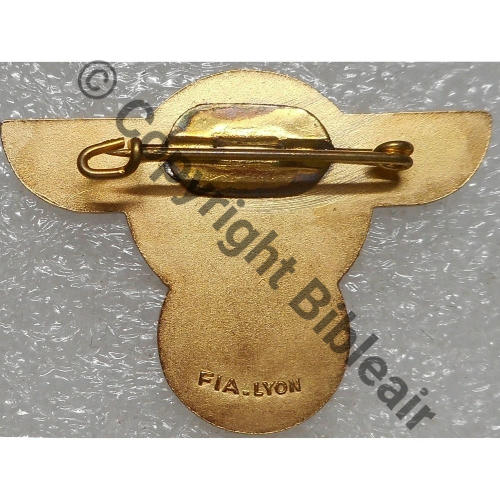 NH  DISSOLUTION GUYENNE 1986 A0937NH GB.II.23  FIA.LYON Bol fenetre allonge Dos lisse irreg scintillant Src.chewi.fr 66Eur(x2)  